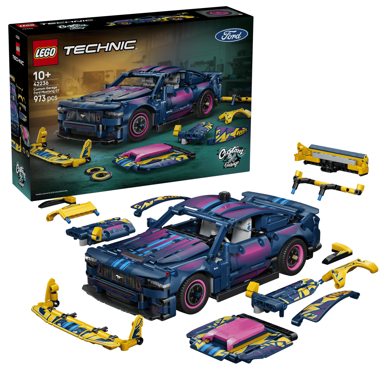 42236 Lego Technic Auto Ford Mustang GT Custom Garage