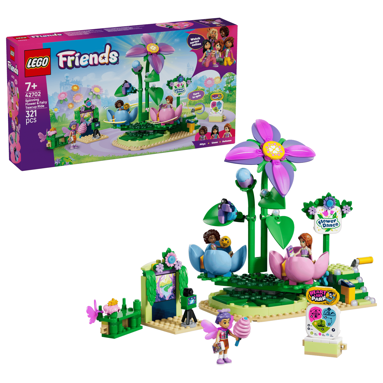 42702 Lego Friends Giostra delle tazze da tè floreali