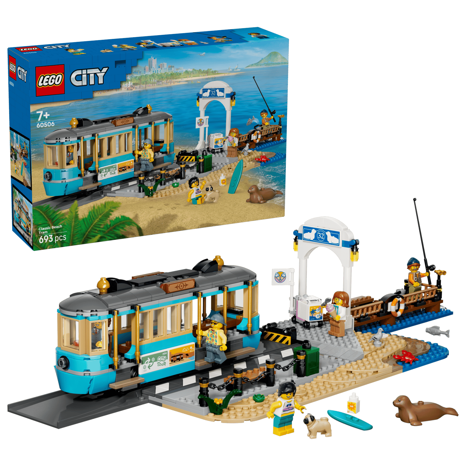 60506 Lego City Tram classico della spiaggia
