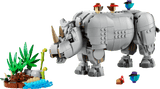 31171 LEGO Animali selvatici: maestoso rinoceronte con uccelli