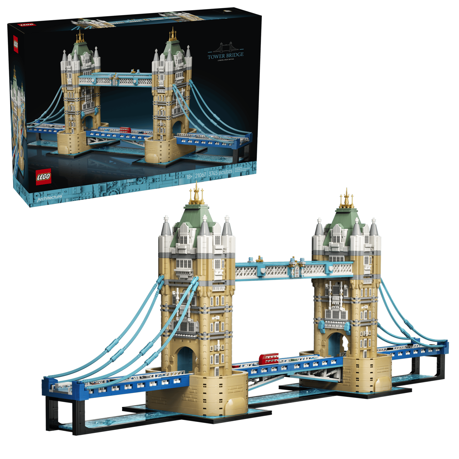 21067 LEGO Architecture Tower Bridge Ponte di Londra da Costruire