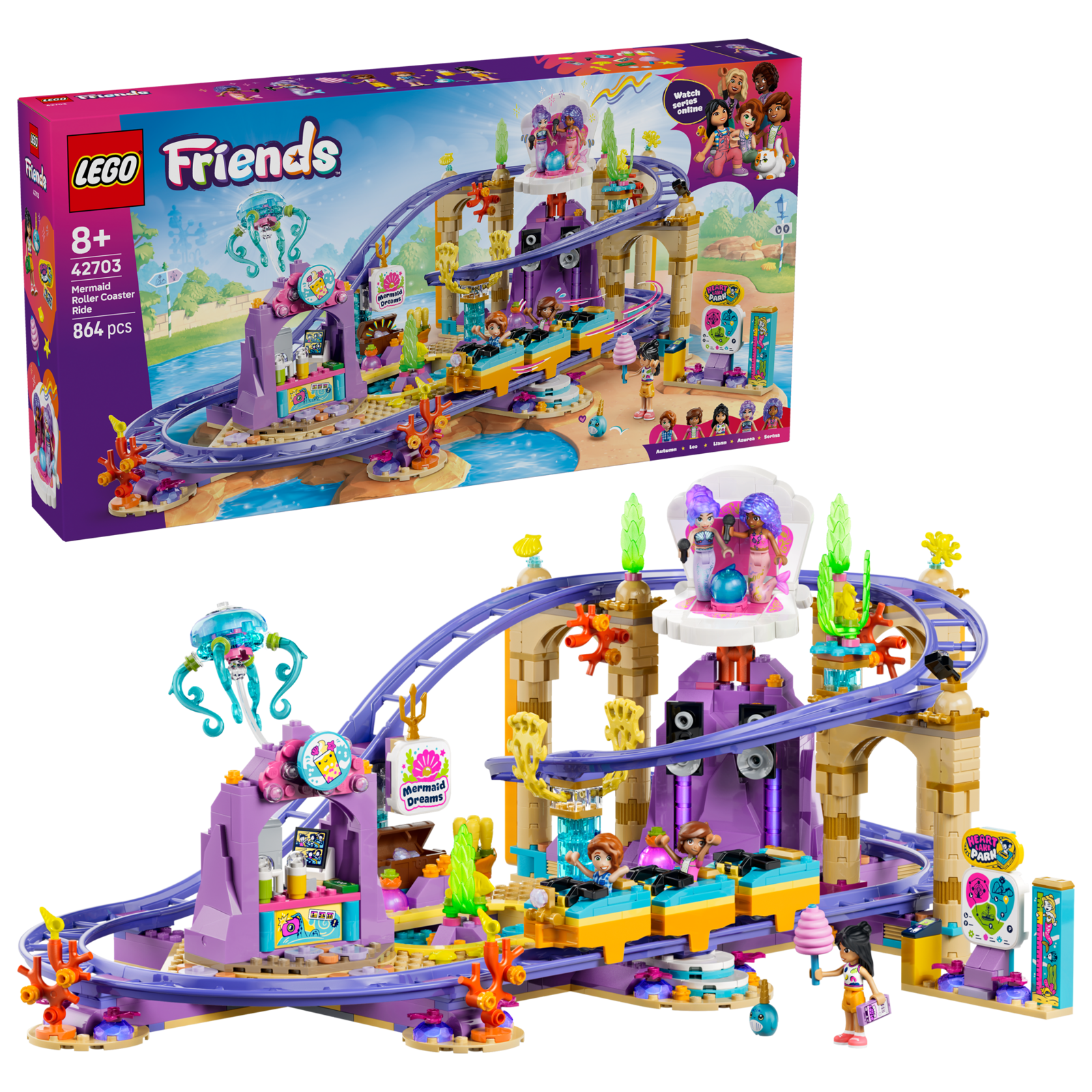 42703 Lego Friends Montagne russe della sirenetta