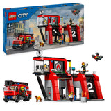 60414 LEGO City Fire Caserma dei pompieri e autopompa