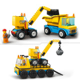60391 - LEGO City - Camion da cantiere e gru con palla da demolizione