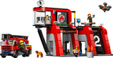 60414 LEGO City Fire Caserma dei pompieri e autopompa