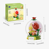 PANTASY set di mattoncini collezione il Piccolo Principe : Rose Whispers