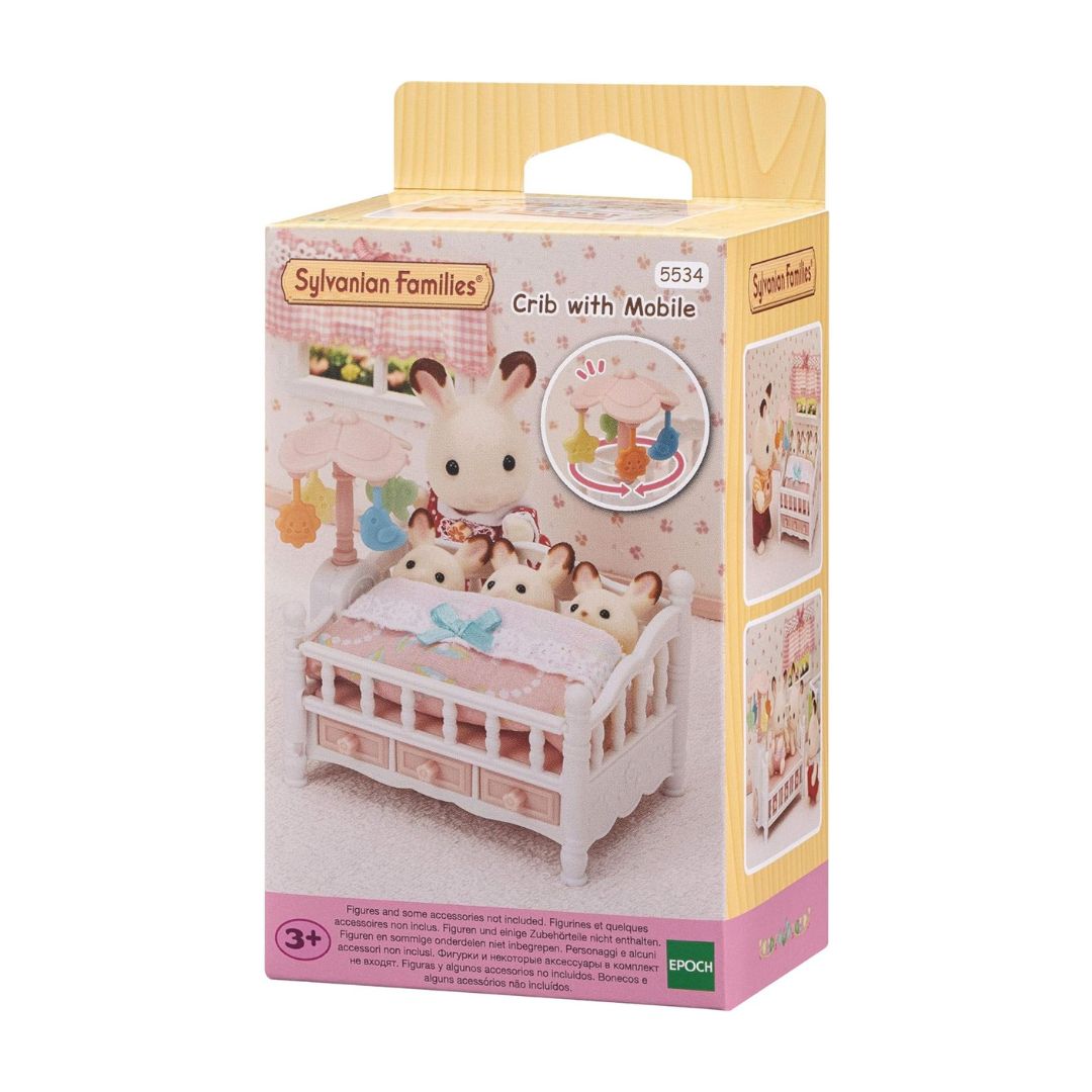 5534 Sylvanian Families - Culla con giostrina per trigemini con accessori
