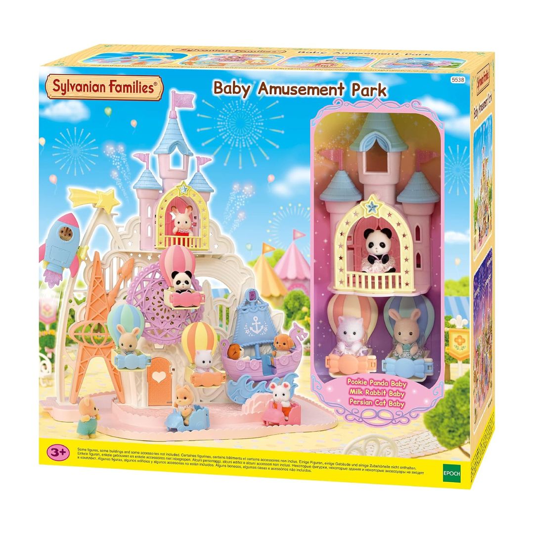 5538 Sylvanian Families - Parco divertimenti per Bebè con bebè panda