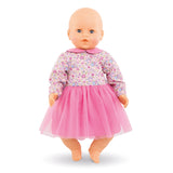 Corolle BB42 Vestito "Pink Sweet Dreams" Abito Rosa per Bambola 42 cm