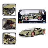 18-11046 Bburago -Lamborghini Sian FKP 37, verde - Scala 1:18