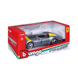 *18-26027 Bburago Ferrari R&P - Ferrari Monza, grigia - Scala 1:24