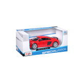 31513 RD Bburago Maisto - Audi R8 V10 plus, rossa - Scala 1:24