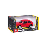 18-21089 RD - Bburago - 1:24 - 1979 VolksWagen Golf Mk1 GTI - Rossa