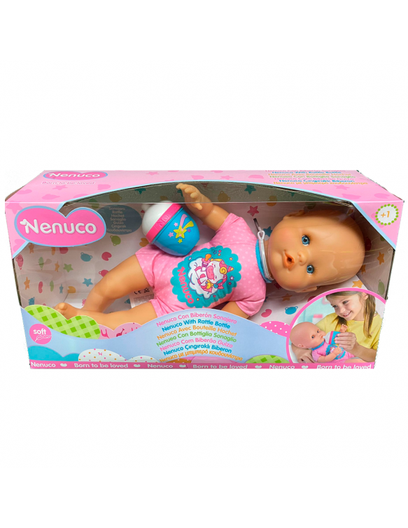 7012764 NENUCO CON BIBERON ROSA Full Toys