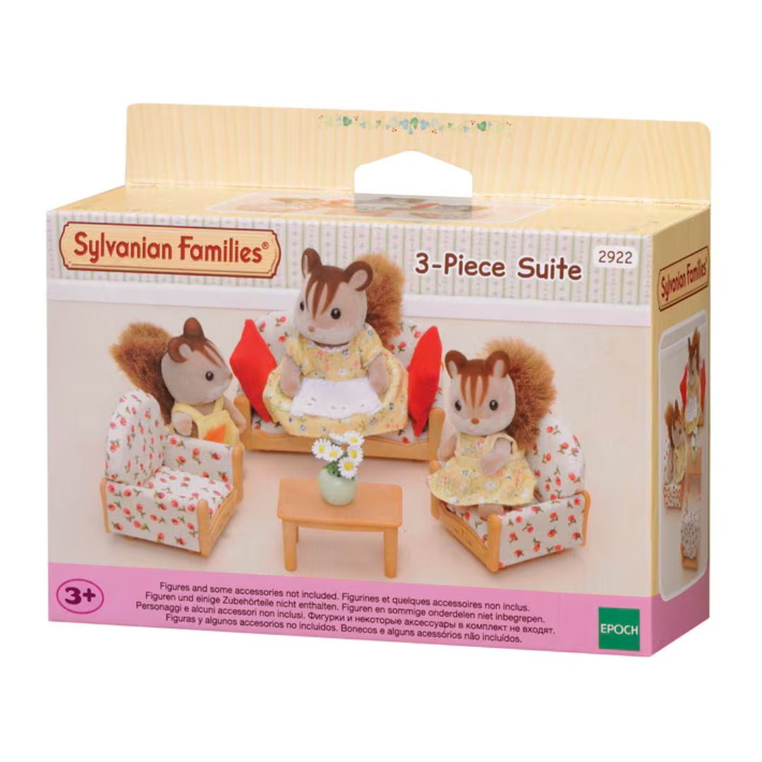 4464 Sylvanian Families - Divano con 2 poltrone e tavolino