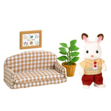 5013 Sylvanian Families - Papà Coniglio Cioccolato con divano