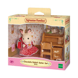5016 Sylvanian Families - Sorella Coniglio Cioccolato con scrivania