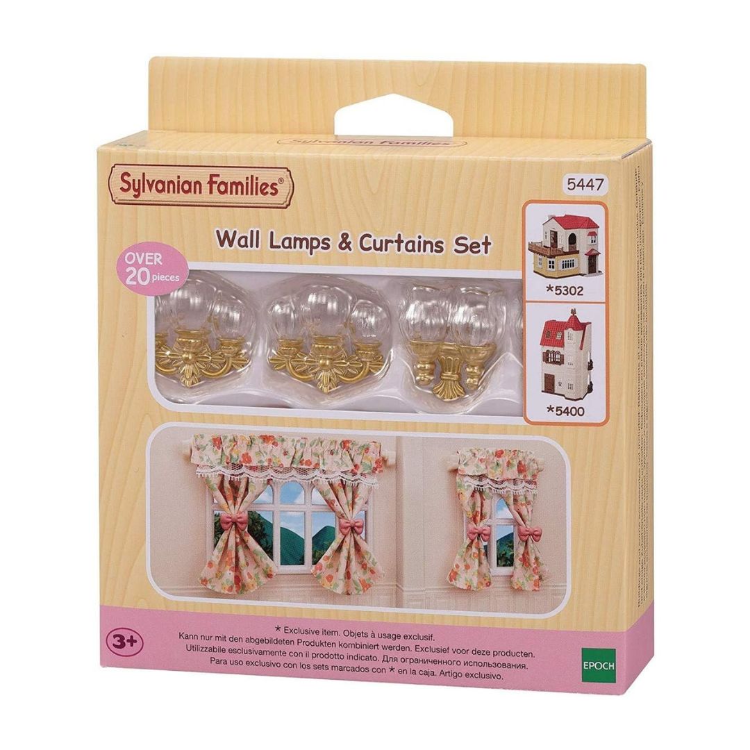5447 Sylvanian Families - Set Lampade da Parete e Tende