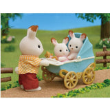 5432 Sylvanian Families - Gemelli Coniglio Cioccolato con carrozzina