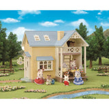 5671 Sylvanian Families - Cottage BLUEBELL dal tetto azzurro GIFT SET - Esclusiv