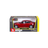 18-21080 RD - Bburago - 1:24 - 2016 Alfa Romeo Giulia - rossa