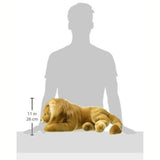 05844 Plush & Company - 'ZEKYLL' LEONE CROSS - PELUCHE L. 50 CM.