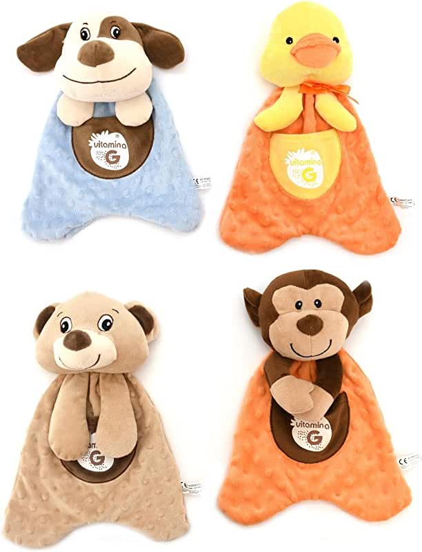 05280 VITAMINAG- STRACCETTO con ANIMALE IN PELUCHE 32CM modello casuale