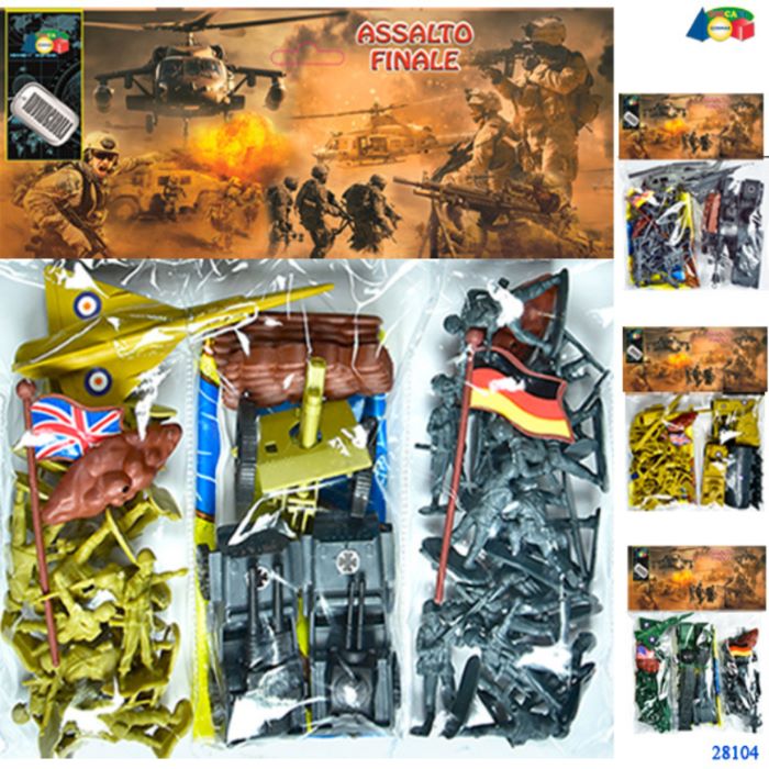 28104 Ginmar - Bustina di soldatini - Assalto Finale con mappa