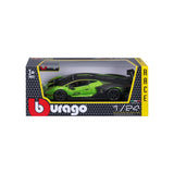 *18-28017 Bburago Race - Lamborghini Essenza SCV12 #63, verde - 1:24