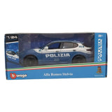 18-01458 (28-21086) Bburago - Alfa Romeo Stelvio Polizia - Scala 1:24