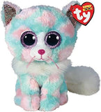 TY - Beanie Boos - 28 cm - OPAL gatto azzurro e bianco