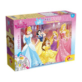 48250 Lisciani - Principesse Disney - Puzzle Double Face (60 pezzi)