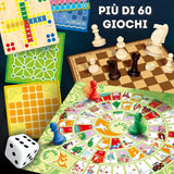 57023 Lisciani - Giochi riuniti: box con più di 60 giochi