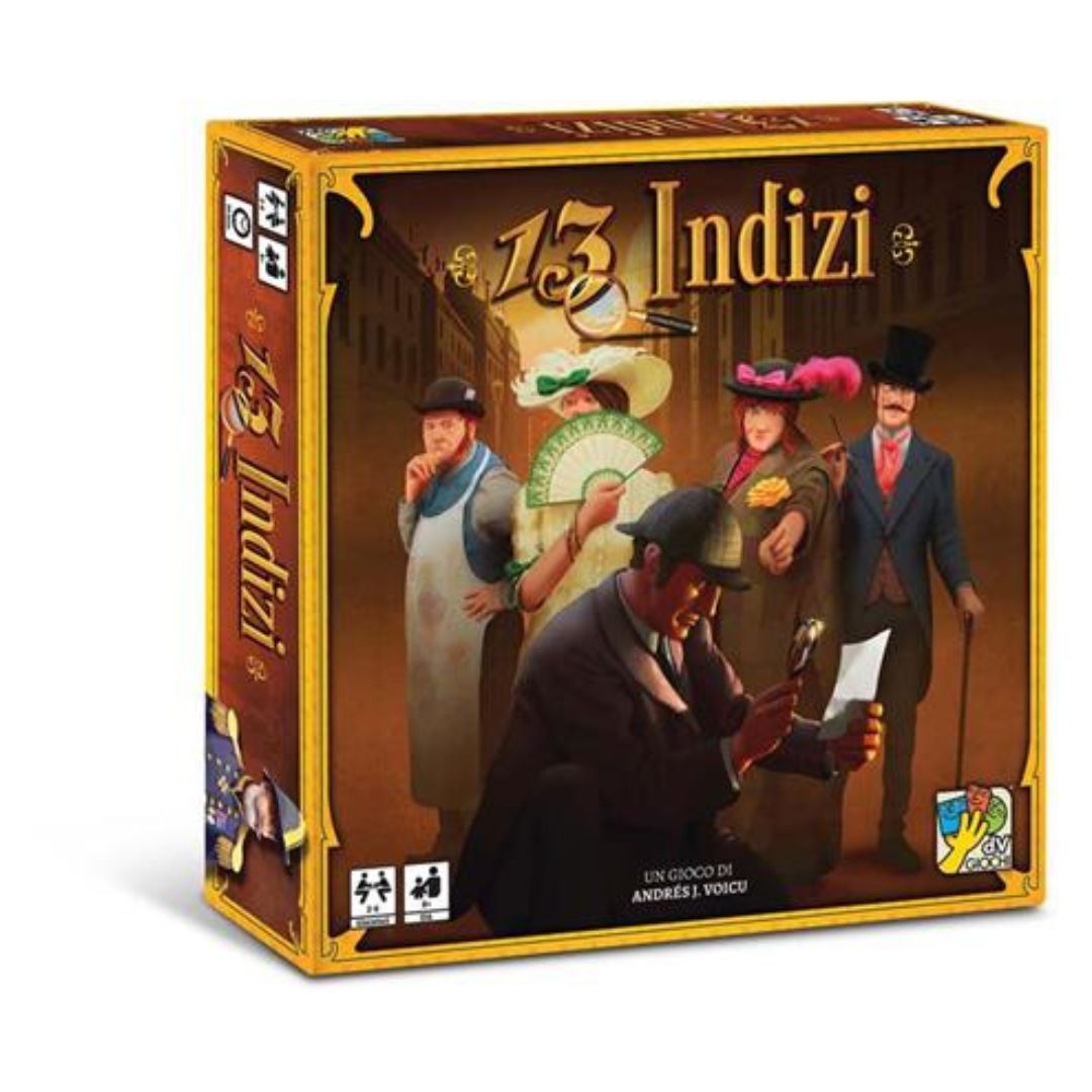 DVG9330 dV Games - 13 Indizi - Gioco da tavolo investigativo