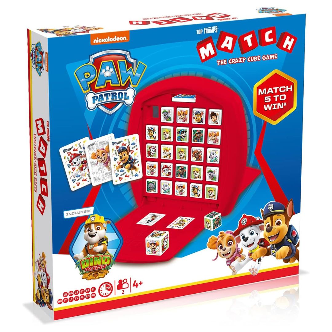 WM01346-ML1-6 - Winning Moves - Top Trumps Match, Paw Patrol