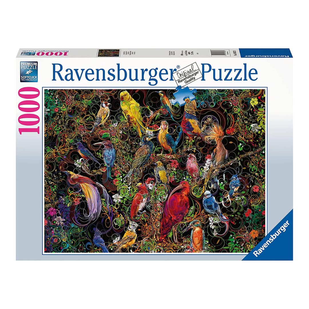 16832 Ravensburger - Uccelli d' arte - Puzzle 1000 pezzi