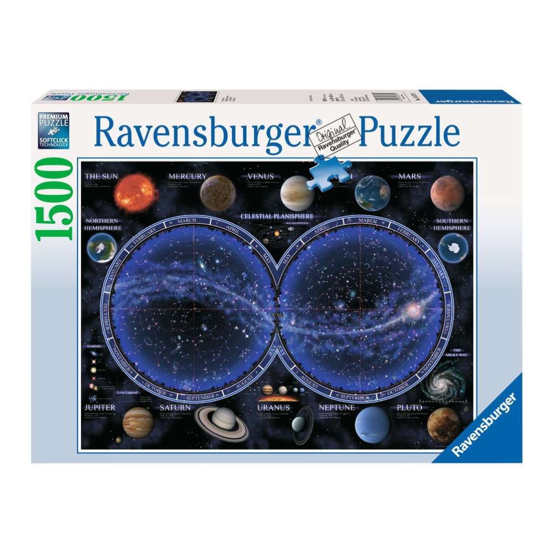 00715 Ravensburger - Planisfero celeste - Puzzle 1500 pezzi