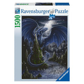 17105 - RAVENSBURGER - L'oscuro Drago Blu - 1500 pz - Puzzle per Adulti