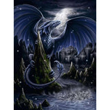 17105 - RAVENSBURGER - L'oscuro Drago Blu - 1500 pz - Puzzle per Adulti