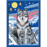 20044 Ravensburger: CreArt Classic - Lupi al chiaro di luna