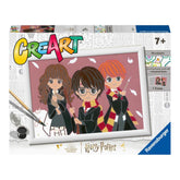 20138 Ravensburger: CreArt - Harry Potter: Il trio magico - Serie D Licensed