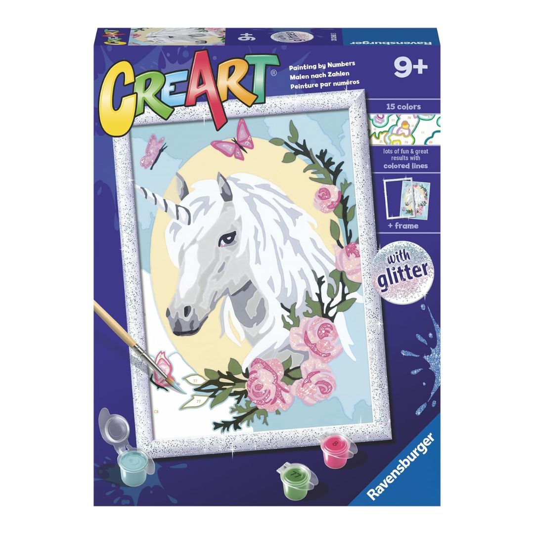 20268 Ravensburger: CreArt - Ritratto di unicorno - Serie D Classic