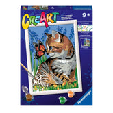 28935 Ravensburger CreArt Serie D Classic - Gattino e farfalla