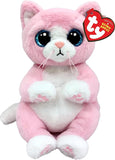 T41283 TY - Special Beanie Babies - 20 cm -LILLIBELLE gattina rosa
