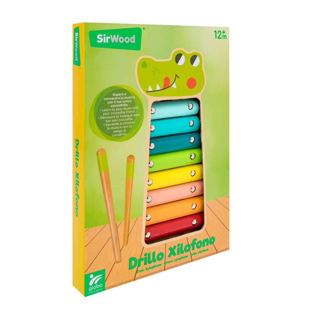 Sir Wood - Xilofono Coccodrillo in legno