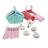 ODS 56288 Maisonelle Cestino set pic nic con tazzine porcellana 17 pz