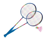 704400006 - SPORT-ONE - SET BADMINTON RAINBOW 2 racchette e 1 volano
