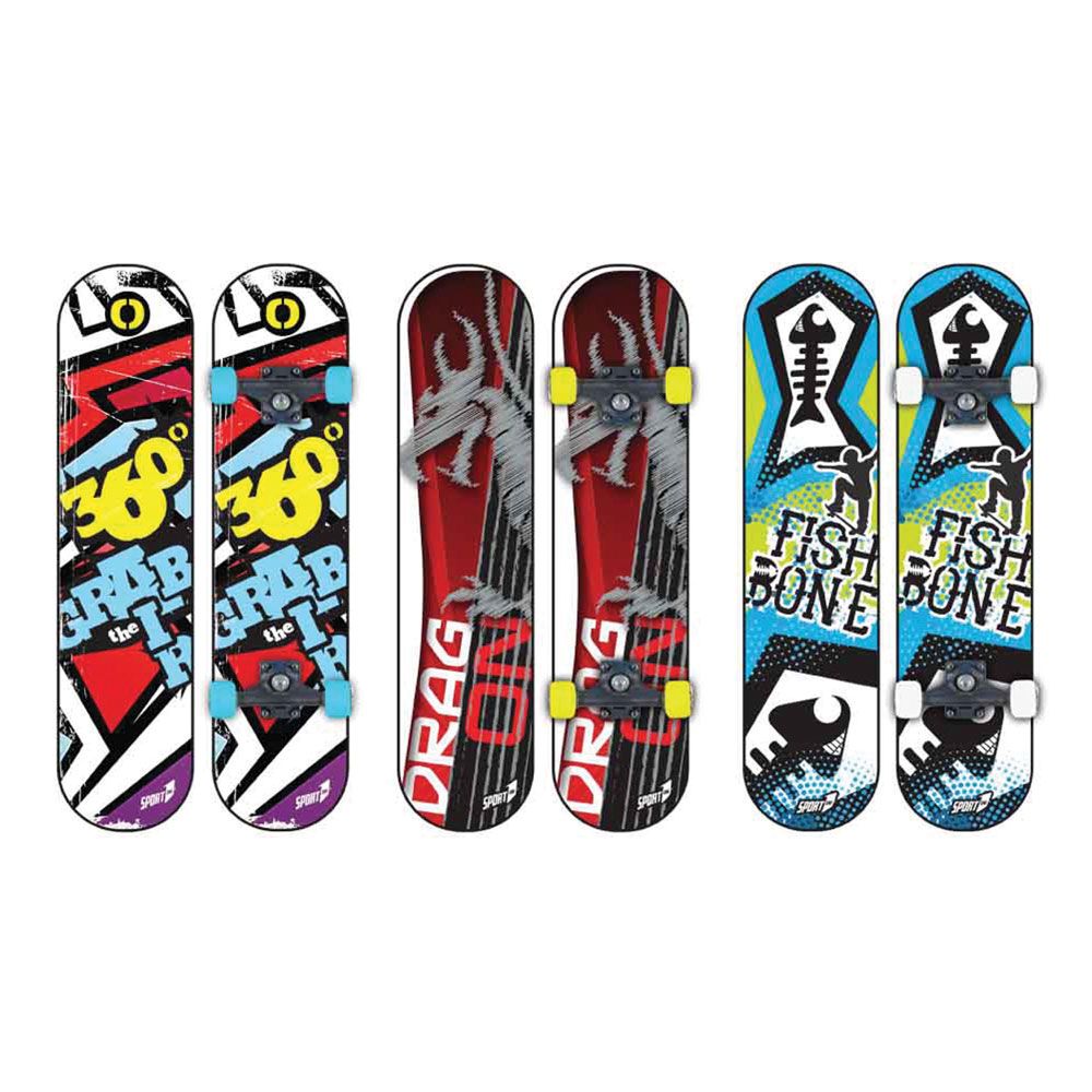 707100051 - SPORT-ONE - SKATEBOARD DOUBLE portata 50 kg, truck in PP