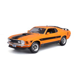31453 OG Bburago Maisto - Ford Mustang Mach 1 (1970), arancione - 1:18