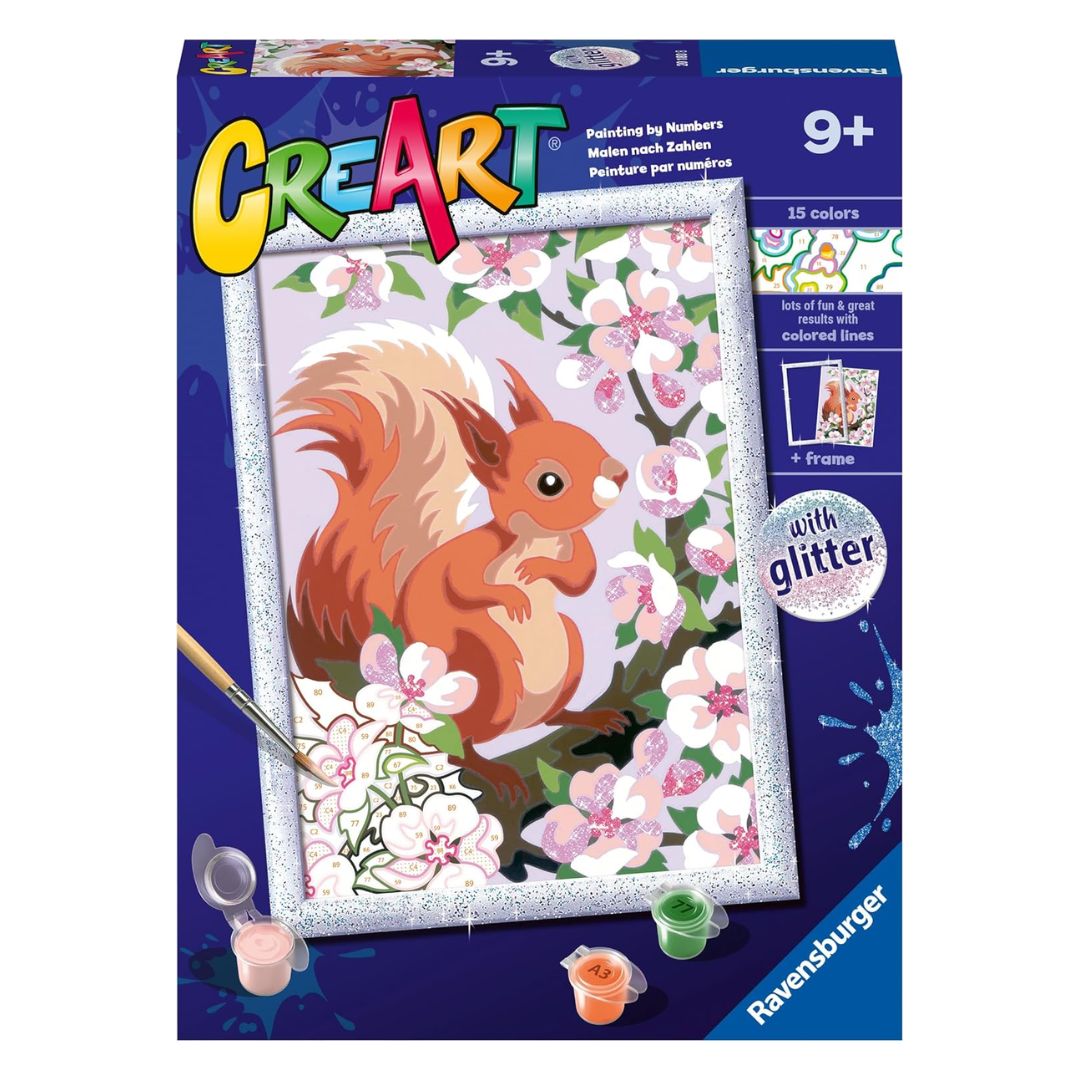 20180 Ravensburger: CreArt - Scoiattolo glitter - Serie D Classic